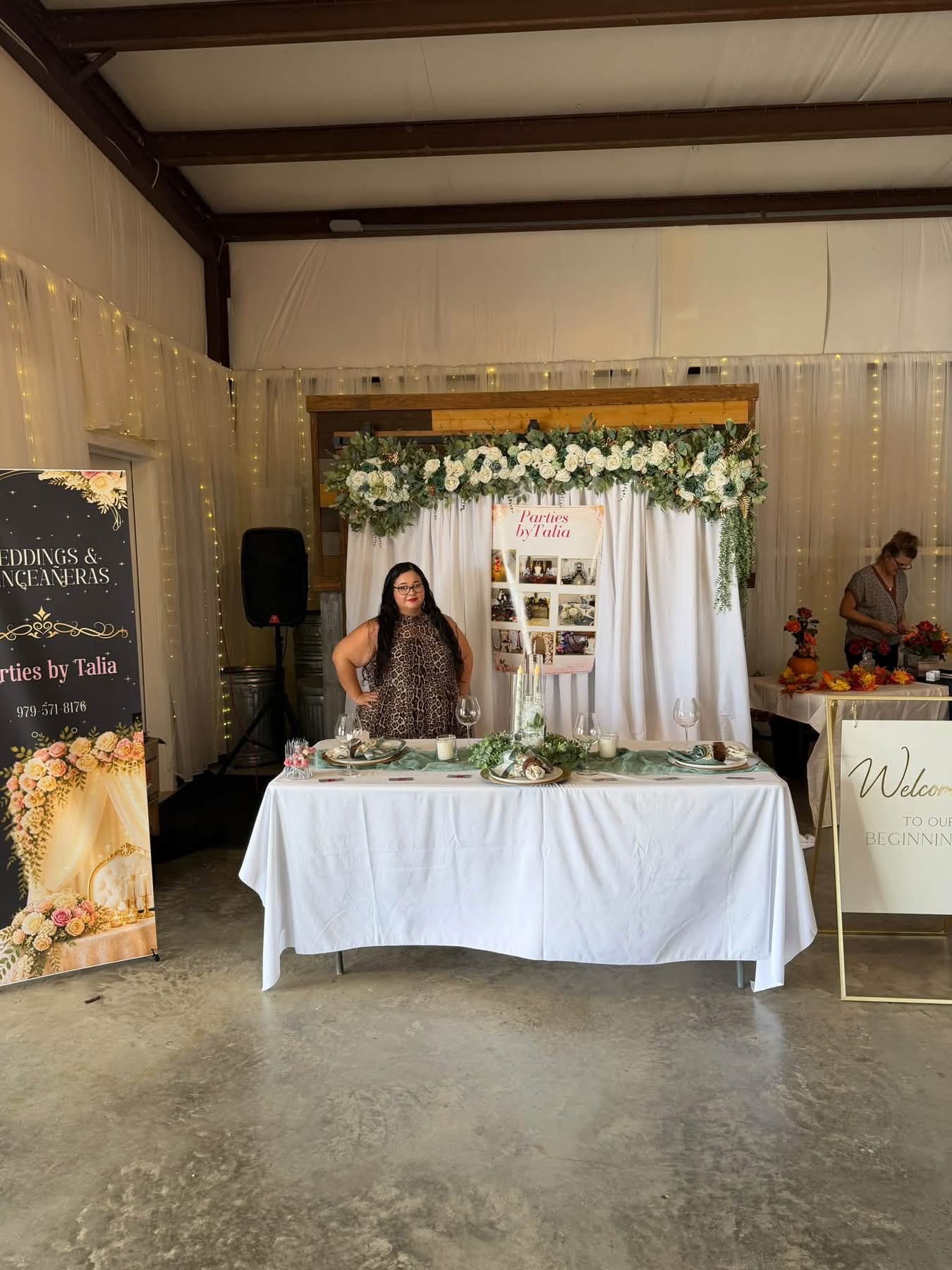 The Parties by Talia decor booth at the Reverie at Diamond D Open House, October 2026